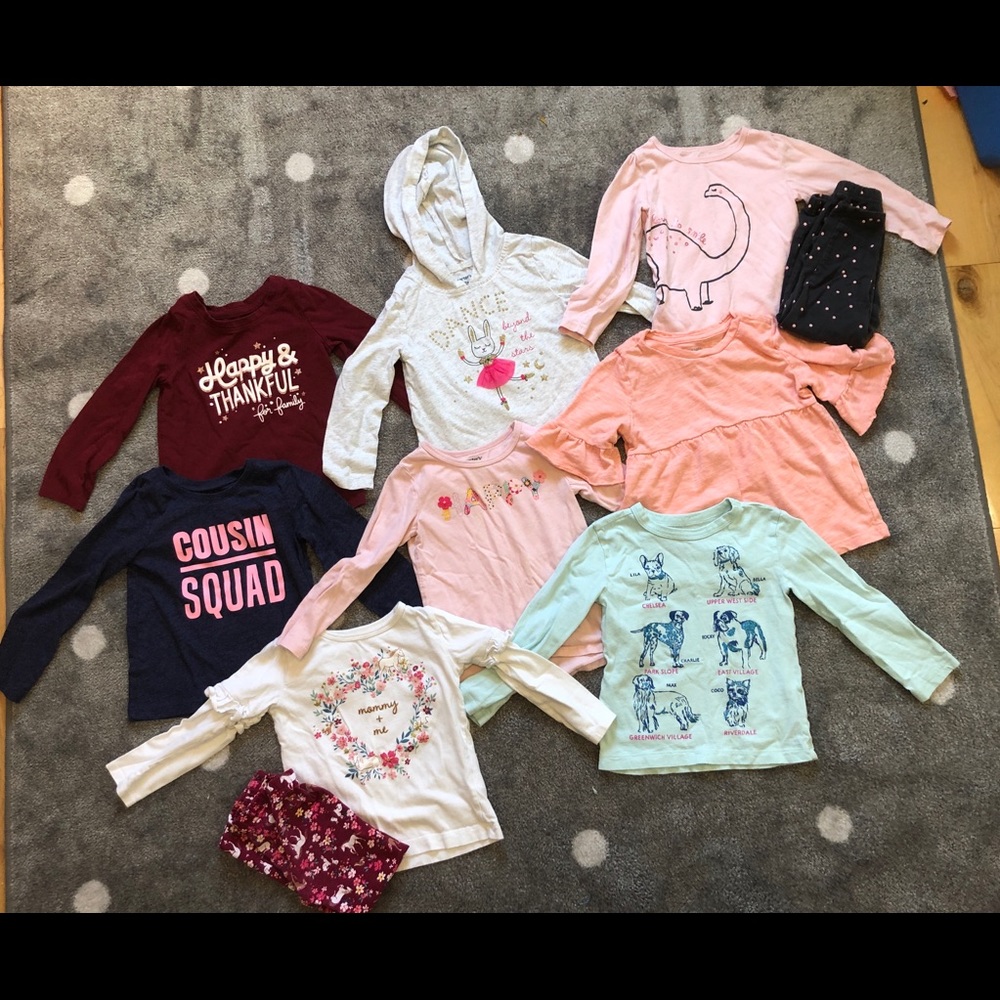 Lot of 2T long-sleeved shirts